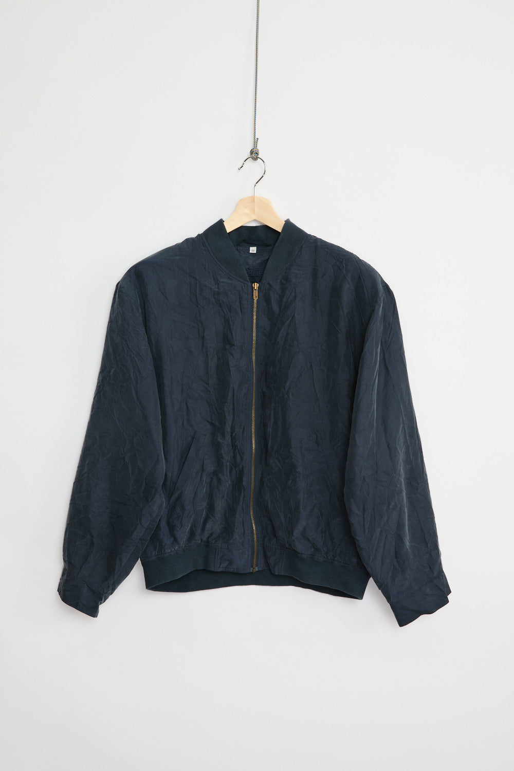 Mens silk bomber jacket best sale